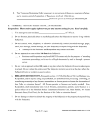 Form 1F-P-756 Temporary Restraining Order - Hawaii, Page 2