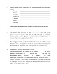 Form 2F-P-558 Order Regarding Supervised Visitation - Hawaii, Page 3