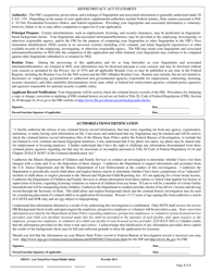 Form CFS718-A &quot;Authorization for Background Check for Foster Care &amp; Adoption&quot; - Illinois, Page 3