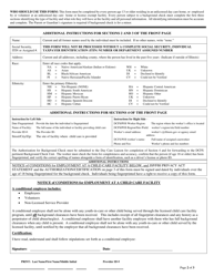 Form CFS718-D Authorization for Background Check for Unlicensed/License Exempt Child Care - Illinois, Page 2
