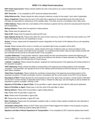 Form OPER1113 Utility Permit - Illinois, Page 3