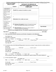 Form E-S3507.1 Eviction Summons - Illinois, Page 4