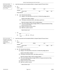 Form MS-ASL905.1 Additional Proof of Delivery - Illinois, Page 2