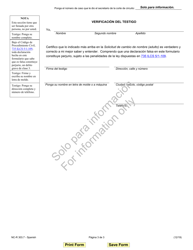 Formulario NC-R303.7 Solicitud De Cambio De Nombre (Adulto) - Illinois (Spanish), Page 3