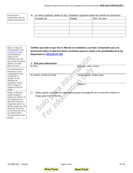 Formulario NC-WNM306.1 Mocion Para Eximir El Aviso Y Publicacion (Solicitud De Cambio De Nombre) - Illinois (Spanish), Page 2