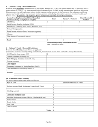State Form 52986 Overpayment Waiver Request - Indiana, Page 2