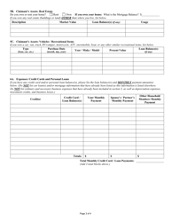 State Form 52986 Overpayment Waiver Request - Indiana, Page 3