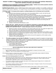Form CCL.032 Request for Licensing Amendment - Kansas, Page 2