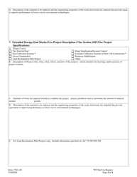 Form 7382 Waste Tire End-Market Use Project Request Application - Louisiana, Page 3