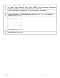 Form 7382 Waste Tire End-Market Use Project Request Application - Louisiana, Page 4
