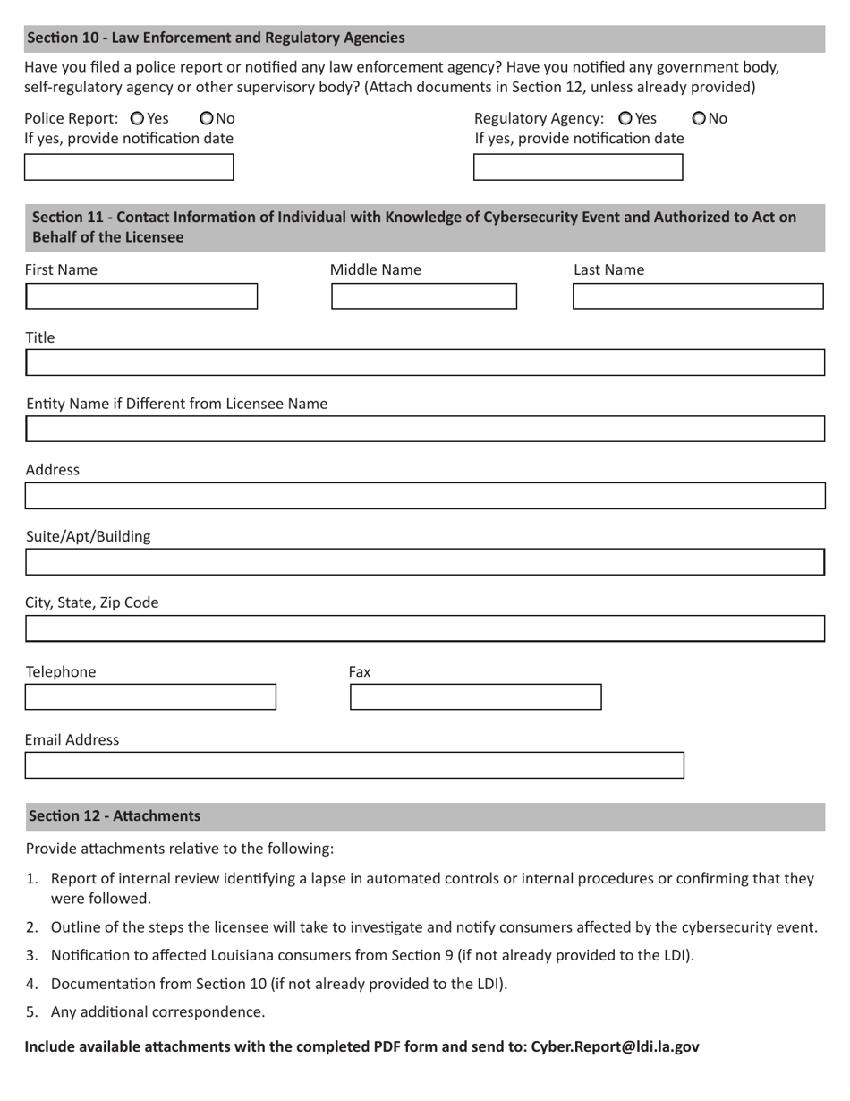 Report a Cybersecurity Event - Louisiana, Page 4