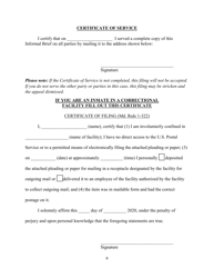 Informal Brief of the Appellant - Maryland, Page 6