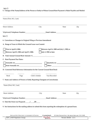 Reporting Form for Changes or Corrections - Maryland, Page 2