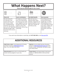 Form SNAPA-1 Snap Benefits Application - Massachusetts, Page 10