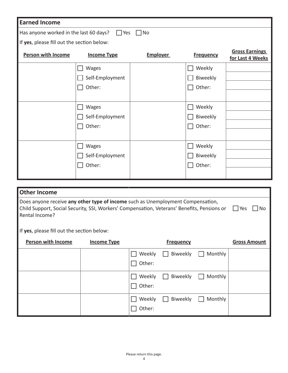 Form SNAPA-1 Snap Benefits Application - Massachusetts, Page 4