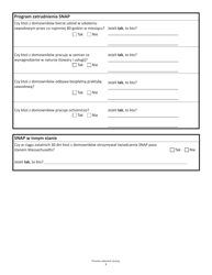 Form SNAPA-1 Snap Benefits Application - Massachusetts (Polish), Page 8