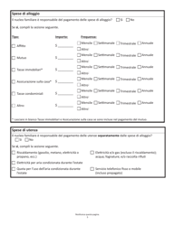 Form SNAPA-1 Snap Benefits Application - Massachusetts (Italian), Page 5