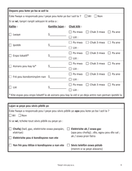 Form SNAP-APP-SENIORS Snap Benefits Application for Seniors - Massachusetts (Haitian Creole), Page 6