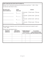 Form SNAPA-1 Snap Benefits Application - Massachusetts (Haitian Creole), Page 6