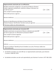Form SNAP-APP-SENIORS Snap Benefits Application for Seniors - Massachusetts (Italian), Page 10