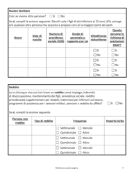 Form SNAP-APP-SENIORS Snap Benefits Application for Seniors - Massachusetts (Italian), Page 5