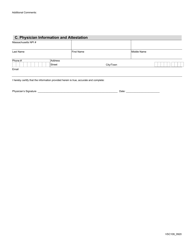 Form VSC109 Medical Form for a School Pupil (7d) Driver Certificate or a School Bus Driver Certificate - Massachusetts, Page 2