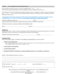 Confidential Registration Application - Massachusetts, Page 2