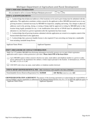 Hemp Grower Registration New Application - Michigan, Page 6