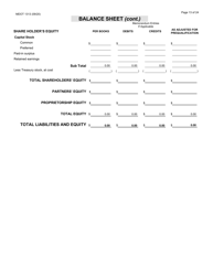 Form 1313 Construction Prequalification Application - Michigan, Page 13