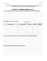 Form 1313 Construction Prequalification Application - Michigan, Page 16