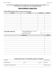 Form 1313 Construction Prequalification Application - Michigan, Page 18