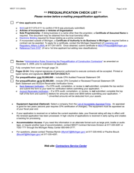 Form 1313 Construction Prequalification Application - Michigan, Page 2
