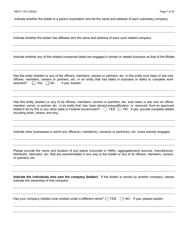 Form 1313 Construction Prequalification Application - Michigan, Page 7