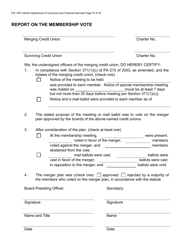 Form FIS1057 Application for Permission to Merge a Credit Union With Another Credit Union - Michigan, Page 11