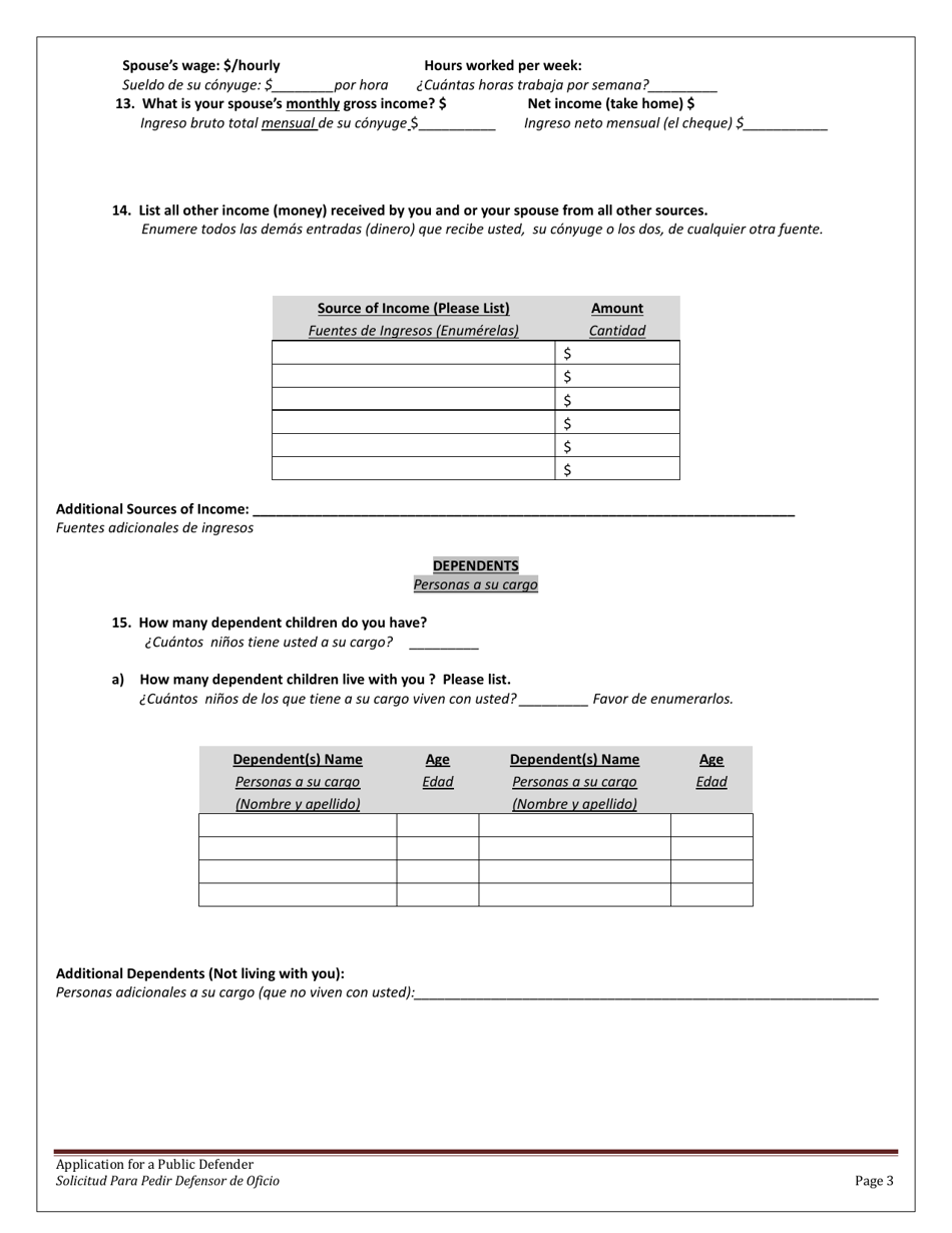 Minnesota Application for a Public Defender Fill Out, Sign Online and