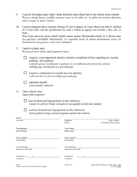 Form CRM202 Felony - Gross Misdemeanor Felony - Gross Misdemeanor Statement of Rights - Minnesota (English/Somali), Page 2