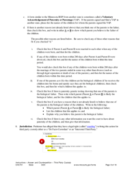 Instructions for Form CHC702 Answer to Third Party Custody Petition and Counterpetition for Custody - Minnesota, Page 8