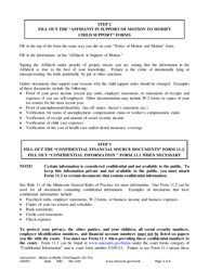 Instructions for Form CSX202 Notice of Motion and Motion to Modify Child Support - Minnesota, Page 3