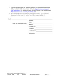 Form CSX2302 Notice of Motion and Motion to Modify Medical Support Only - Minnesota, Page 4