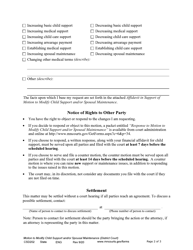 Form CSD202 Notice of Motion and Motion to Modify Child Support and/or Spousal Maintenance - Minnesota, Page 2