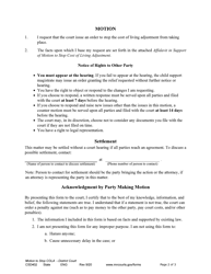 Form CSD402 Notice of Motion and Motion to Stop Cost of Living Adjustment - Minnesota, Page 2