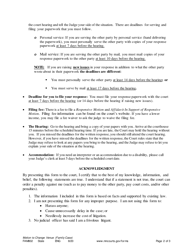 Form FAM802 Notice of Motion and Motion for Change of Venue (Family Case) - Minnesota, Page 2