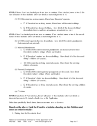 Form PRO1202 Petition for Formal Probate of Will and for Formal Appointment of Personal Representative - Minnesota, Page 6