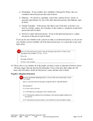 Form PRO1201 Instructions - Starting a Case: Formal Probate With a Will - Minnesota, Page 12