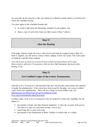 Form PRO1201 Instructions - Starting a Case: Formal Probate With a Will - Minnesota, Page 24