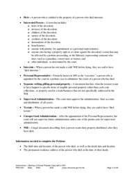 Form PRO1201 Instructions - Starting a Case: Formal Probate With a Will - Minnesota, Page 3