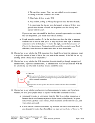 Form PRO1201 Instructions - Starting a Case: Formal Probate With a Will - Minnesota, Page 9