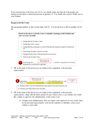 Form PRO1101 Instructions - Starting a Case: Formal Probate Without a Will - Minnesota, Page 11