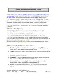 Form PRO1101 Instructions - Starting a Case: Formal Probate Without a Will - Minnesota, Page 2