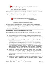Form PRO1101 Instructions - Starting a Case: Formal Probate Without a Will - Minnesota, Page 8